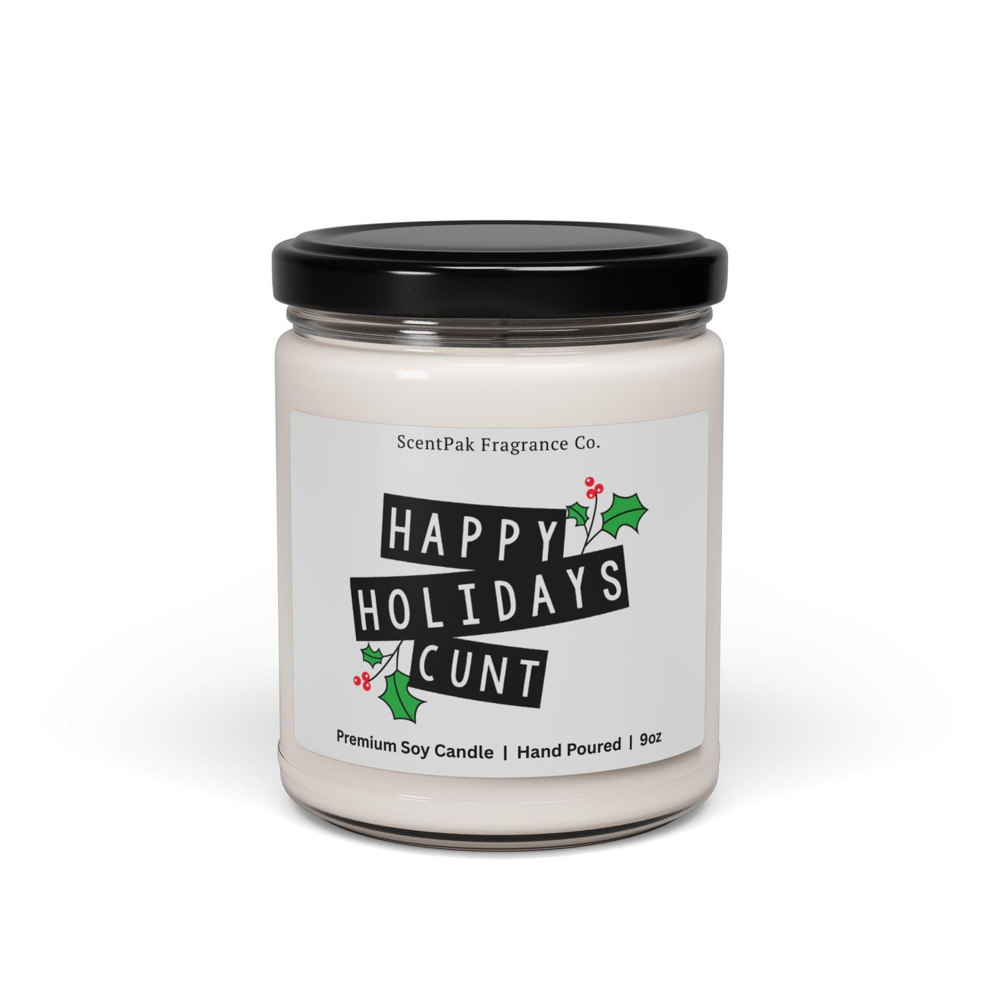 Funny Christmas Candle: Adult Humor Gag Gift, Sarcastic Holiday Decor