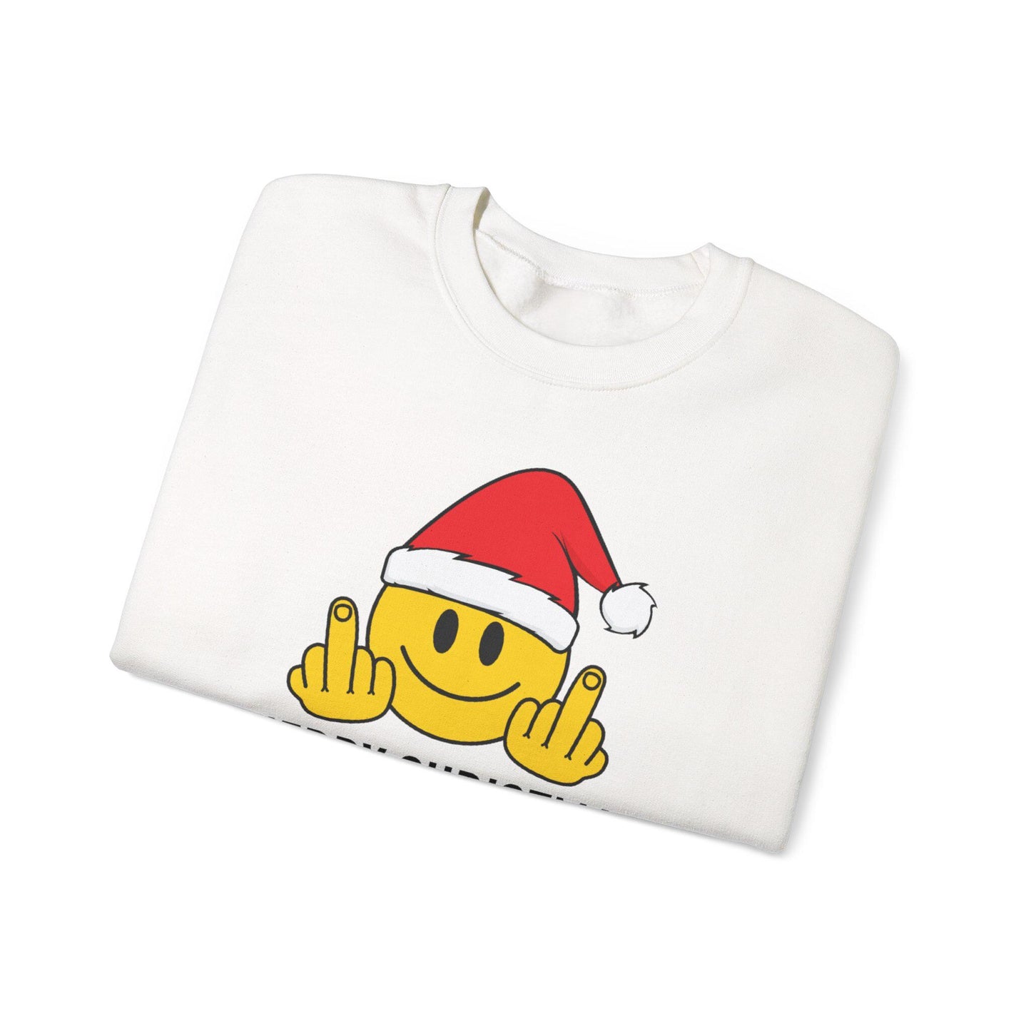 Funny Christmas Sweatshirt | Naughty Holiday Crewneck | Adult Humor Xmas Gift | Ugly Sweater | Unisex Cozy Sweatshirt