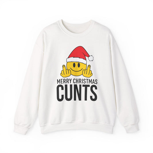 Funny Christmas Sweatshirt | Naughty Holiday Crewneck | Adult Humor Xmas Gift | Ugly Sweater | Unisex Cozy Sweatshirt