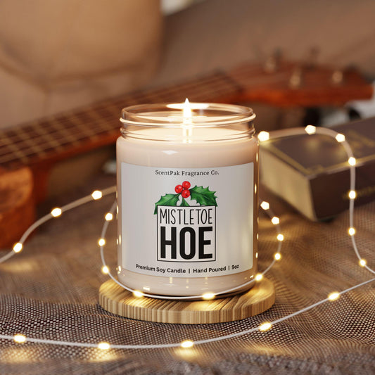 Mistletoe Ho* Christmas Candle, Naughty, Dark Humor Secret Santa, Funny White Elephant Gift