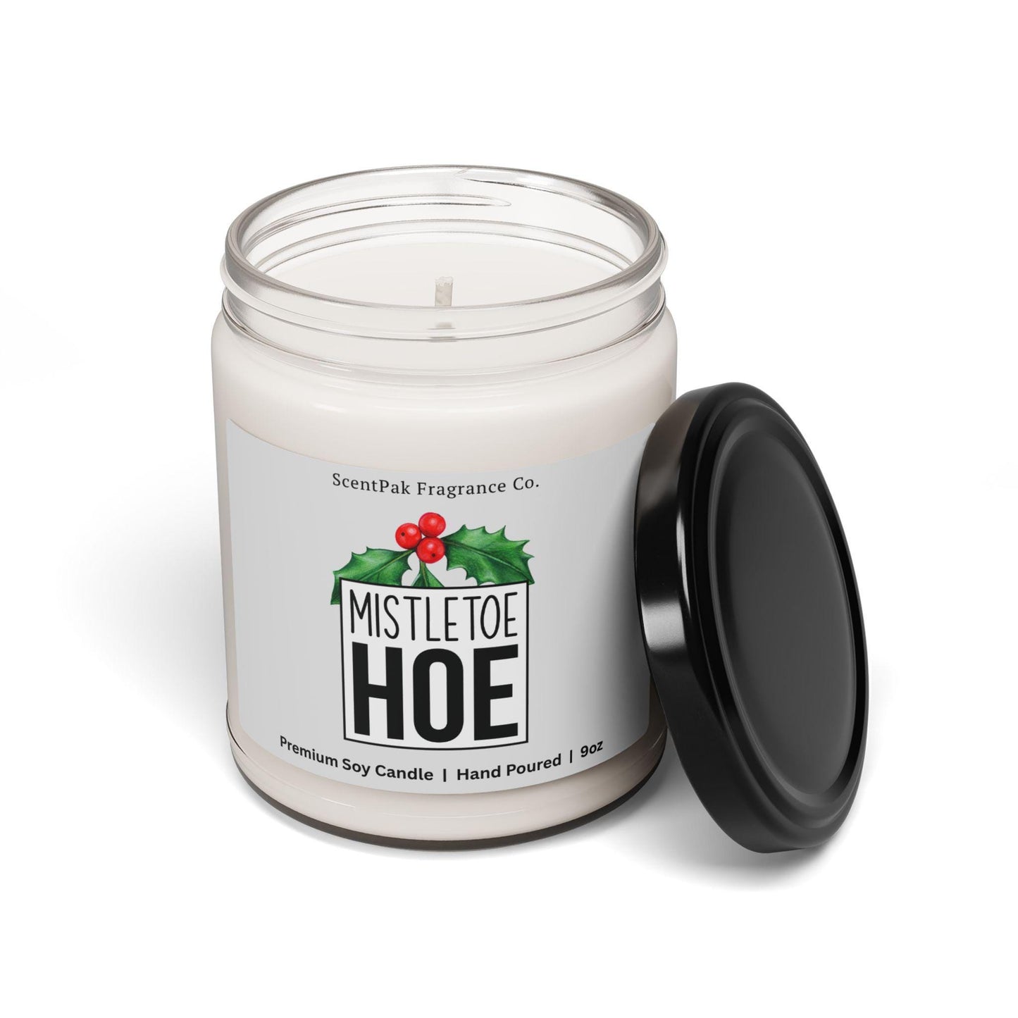 Mistletoe Ho* Christmas Candle, Naughty, Dark Humor Secret Santa, Funny White Elephant Gift