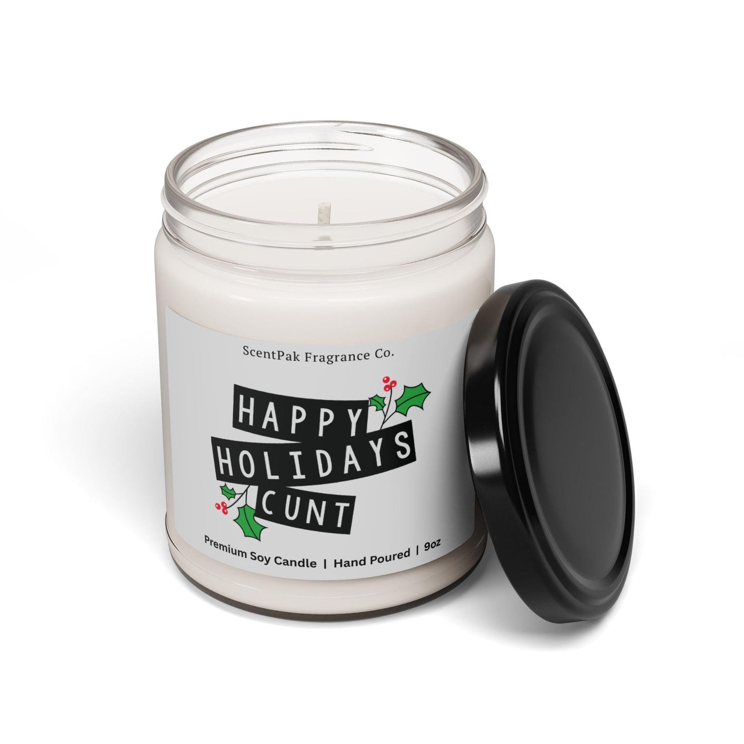 Funny Christmas Candle: Adult Humor Gag Gift, Sarcastic Holiday Decor